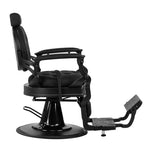 Fauteuil de barbier Gabbiano Niccolo noir