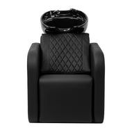Bac de lavage coiffeur Gabbiano Sylvia noir