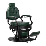 Barber chair Gabbiano President green