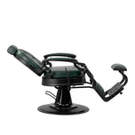 Barber chair Gabbiano President green