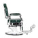 Fauteuil de barbier Gabbiano President vert Chromé