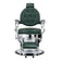 Fauteuil de barbier Gabbiano President vert Chromé