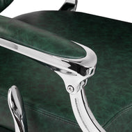 Barber chair Gabbiano President green Chrom