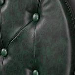 Fauteuil de barbier Gabbiano President vert Chromé