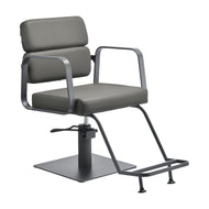 Gabbiano hairdressing chair Porto gray gray