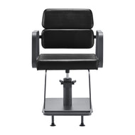 Gabbiano hairdressing chair Porto gray black