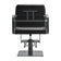 Gabbiano hairdressing chair Porto gray black