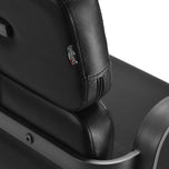 Gabbiano hairdressing chair Porto gray black