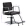 Gabbiano hairdressing chair Porto gray black
