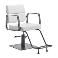 Gabbiano hairdressing chair Porto gray white