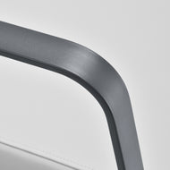 Gabbiano hairdressing chair Porto gray white