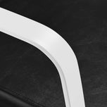 Chaise de coiffure Gabbiano Porto blanc noir