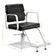 Chaise de coiffure Gabbiano Porto blanc noir