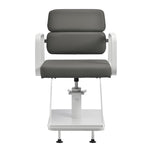 Fauteuil de coiffure Gabbiano Porto blanc gris
