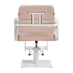 Gabbiano hairdressing chair Porto white beige