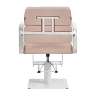 Gabbiano hairdressing chair Porto white beige