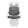 Gabbiano Porto hair wash unit white grey
