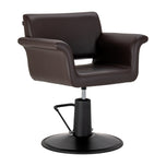Friseurstuhl Gabbiano Lucca braun