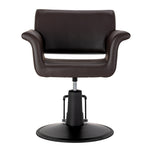 Friseurstuhl Gabbiano Lucca braun