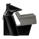 Hairdressing wash unit Gabbiano Lucca grey