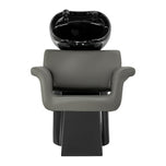 Hairdressing wash unit Gabbiano Lucca grey