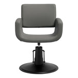 Gabbiano Mataro Friseurstuhl grau