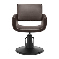 Gabbiano Mataro hairdressing chair brown