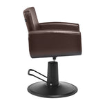 Gabbiano Mataro hairdressing chair brown