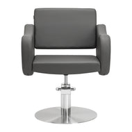 Gabbiano hairdressing chair Sewilla Gray INOX base