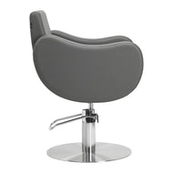 Gabbiano hairdressing chair Sewilla Gray INOX base