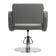 Gabbiano hairdressing chair Sewilla Gray INOX base