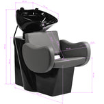 Gabbiano Sewilla hairdressing wash unit gray