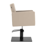 Gabbiano Vitoria hairdressing chair grey-beige