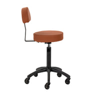 Gabbiano hairdressing stool D026 brown