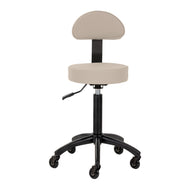 Gabbiano hairdressing stool D026 grey-beige
