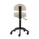 Gabbiano hairdressing stool D026 grey-beige