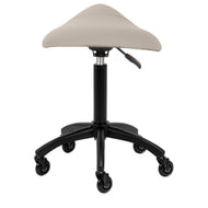Gabbiano hairdressing stool D032 grey-beige