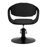 Hair System Halo zwarte kappersstoel zwart