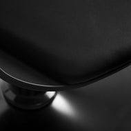 Hair System Halo zwarte kappersstoel zwart
