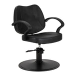 Kappersstoel Hair System Borneo zwart