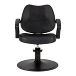 Kappersstoel Hair System Borneo zwart