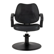 Kappersstoel Hair System Borneo zwart