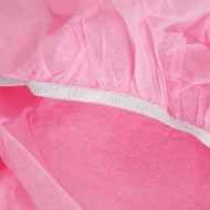 Wegwerpstoelhoes met elastiek, 10 st. roze