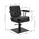 Gabbiano Madrid hairdressing chair black