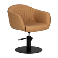 Hairdressing chair Gabbiano Copenhagen brown