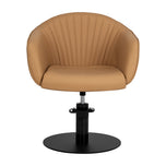 Hairdressing chair Gabbiano Copenhagen brown