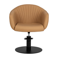 Hairdressing chair Gabbiano Copenhagen brown