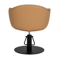 Hairdressing chair Gabbiano Copenhagen brown