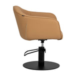 Hairdressing chair Gabbiano Copenhagen brown