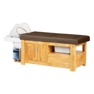 Lit de lavage pour cheveux Gabbiano Head Spa Bali marron